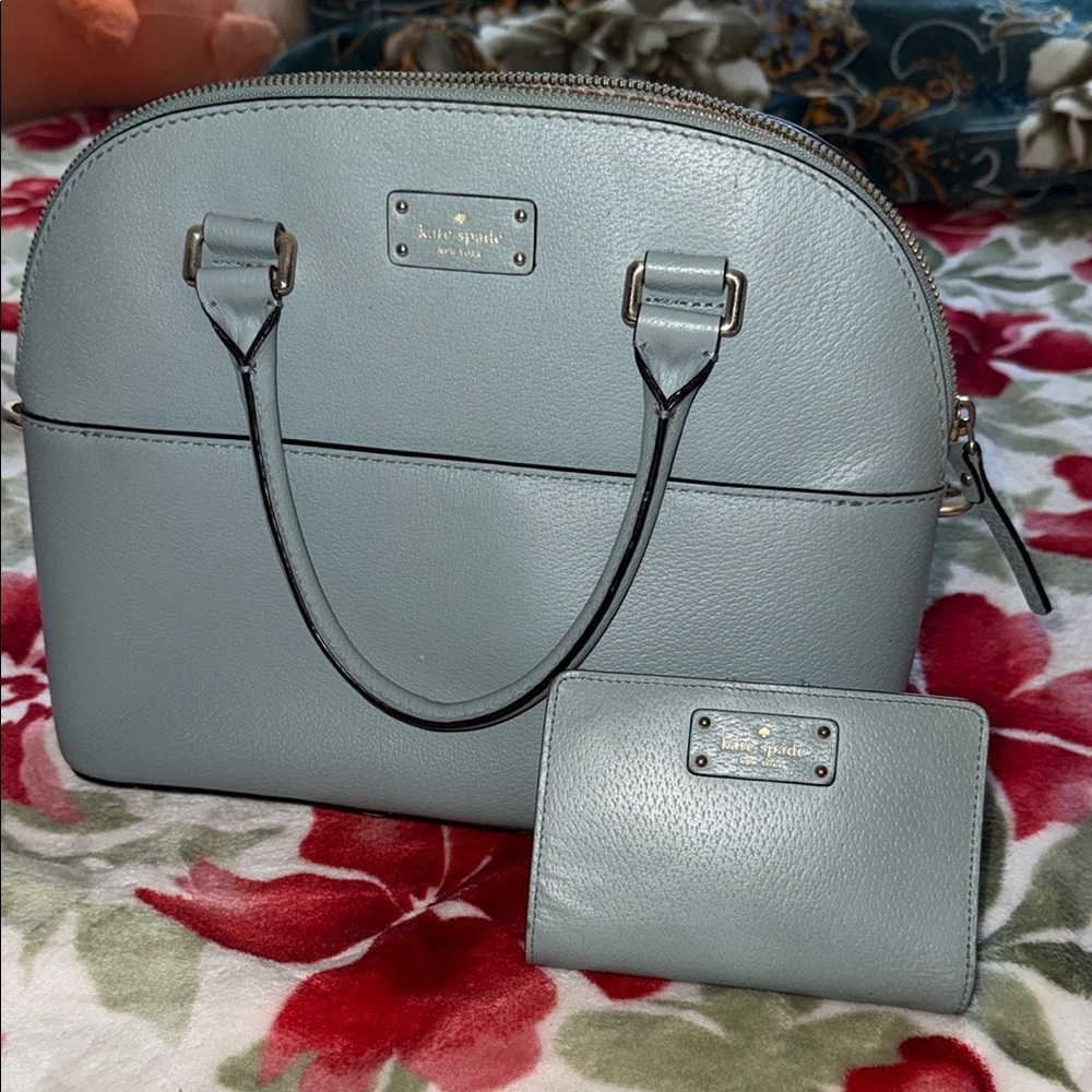 Kate Spade Carli Grove Street Handbag Blue - Picture 8 of 11